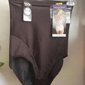 Naomi & Nicole Smooth Away High Waist Brief Black‎